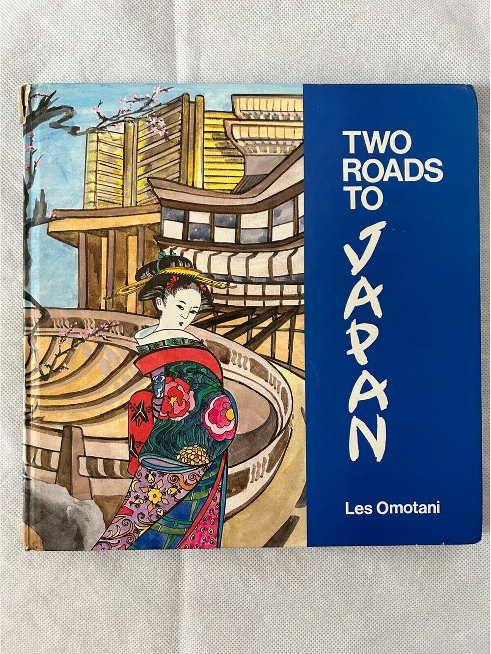 Vintage Book Two Roads To Japan by Les Omotani - Acceptable Condition